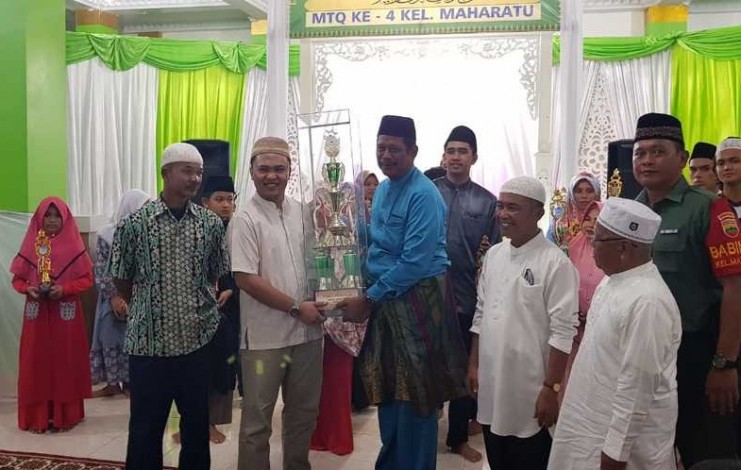 Putra-putri Lanud Rsn Kembali Juara Umum MTQ Kelurahan Maharatu