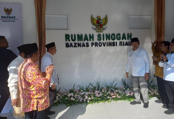 Gubri Resmikan Kantor Baru Baznas Riau dan Rumah Singgah