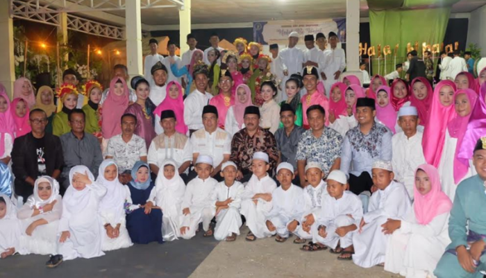 Sekda Inhil Hadiri Halal Bihalal di Teluk Pinang