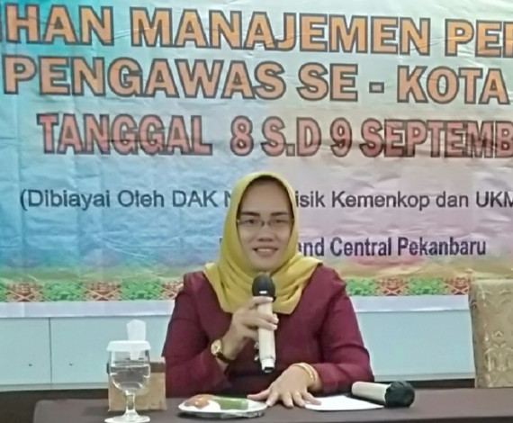 Ketua Koperasi SOKSI Riau Sejahtera Jadi Narasumber Pelatihan Manajemen Perkoperasian