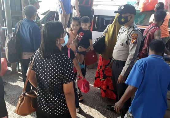 Polsek Kuala Kampar Bersama TNI, Syahbandar dan Dishub Gelar Operasi Yustisi Prokes