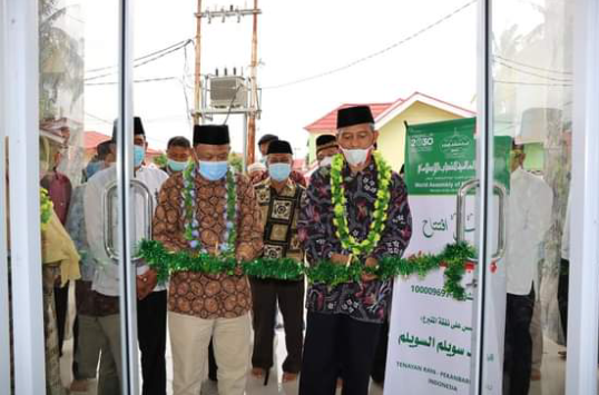 Resmikan Rumah Ibadah, Wakil Walikota Pekanbaru Ajak Masyarakat Makmurkan Masjid