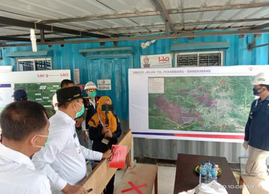 Sedang dalam Pembangunan, Pemko Pekanbaru Tinjau Tol Pekanbaru-Padang