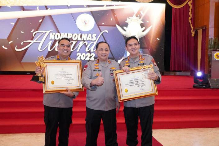 IPP Bangga Kapolda Riau dan Kapolresta Pekanbaru Raih Kompolnas Award 2022