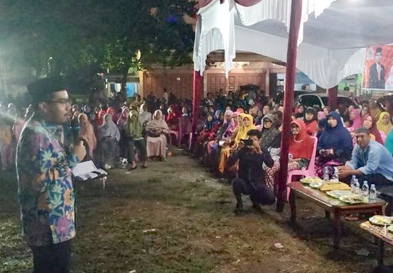 Reses Wakil Ketua DPRD Pekanbaru Ginda Burnama, Warga Tampan Minta Bangun SMP
