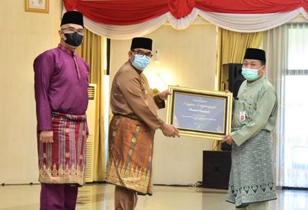 Pemkab Bengkalis Raih Penghargaan Terbaik I Penyaluran DAK Fisik 2021 se-Riau