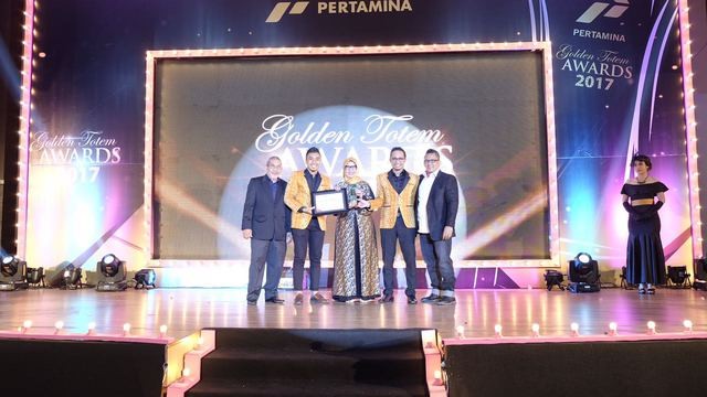PT Sinar Riau Abadi Kembali Bersinar di Pertamina Golden Totem Award 2017