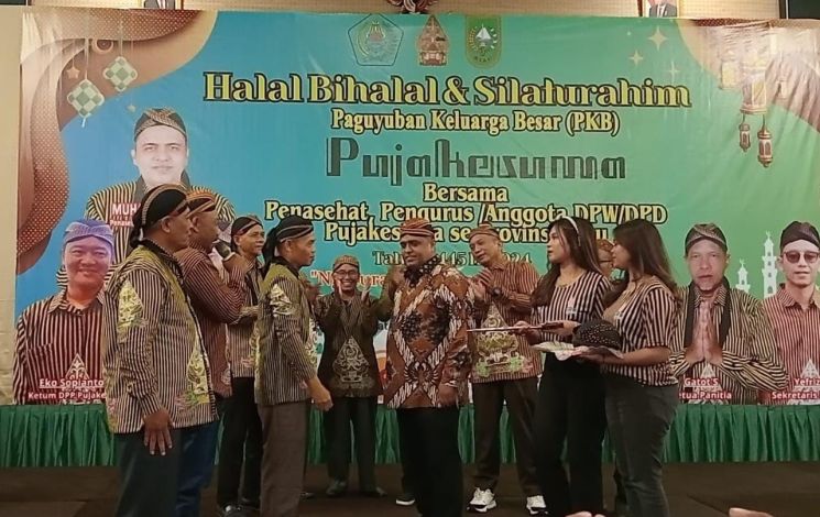 Pererat Silaturahmi, Keluarga Besar Pujakesuma Riau Gelar Halal Bihalal