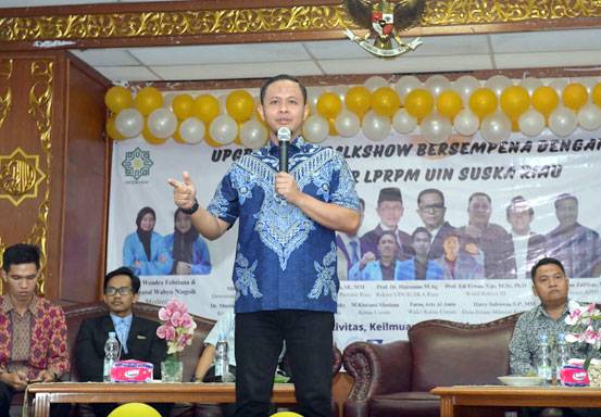 Ketua Demokrat Riau Bagikan Pengalaman Kelola Organisasi ke Mahasiswa UIN Suska