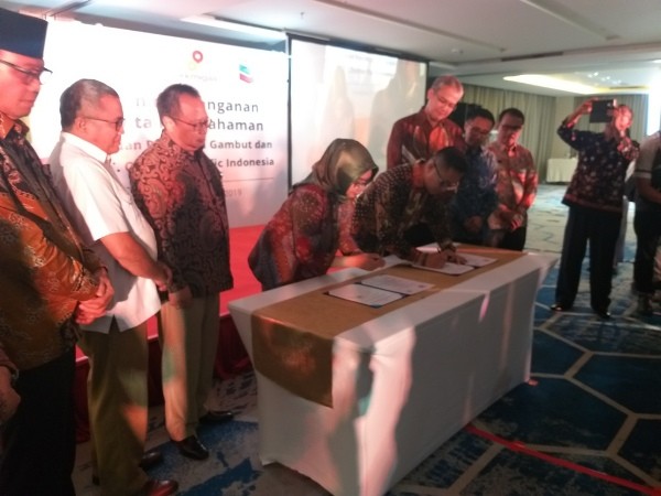 BRG dan Chevron Kerjasama di Bidang Edukasi untuk Desa Peduli Gambut di Riau