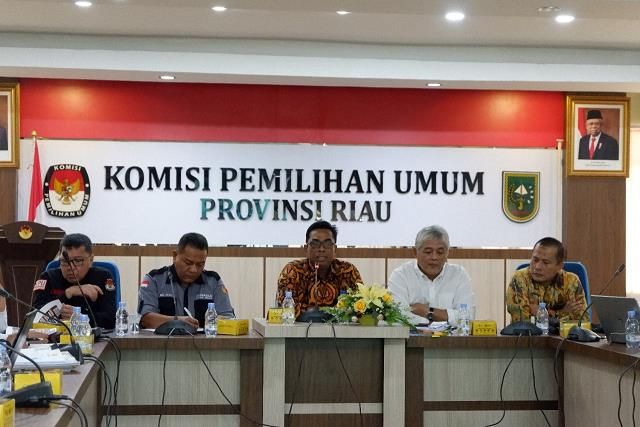 Penyelenggara dan Pengawas Pemilu di Riau Samakan Pemahaman Tentang PKPU 4/2022