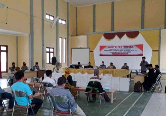 Kapolsek Kerumutan Hadiri Pleno Rekapitulasi Perhitungan Suara PPK Kecamatan Kerumutan