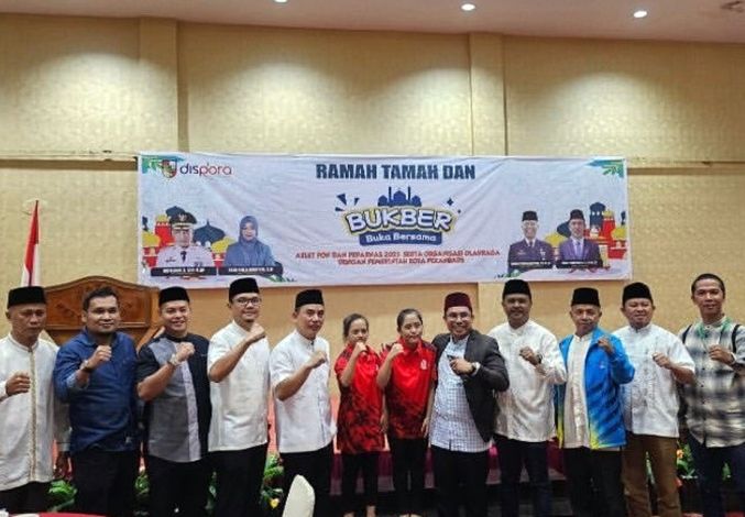 Ramah Tamah dengan Atlet PON dan Papernas, Kadispora Pekanbaru: Mari Kita Bangun Kepercayaan
