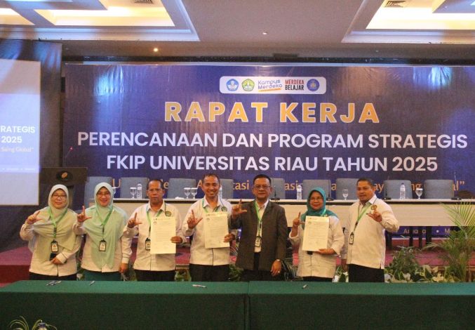 Kadispora Pekanbaru Hadiri Raker Perencanaan Program Strategis FKIP Universitas Riau