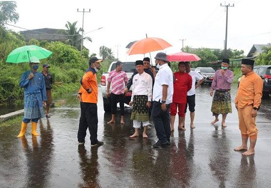 Pemkab Rohil Fokus Tangani Banjir di Ibu Kota Bagansiapiapi
