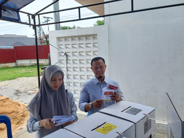 Wakil Ketua DPRD Riau Apresiasi Antusias Masyarakat Datang ke TPS