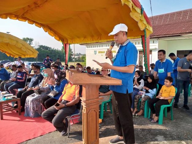 Silaturahmi Lewat Turnamen Bola Voli, Walikota Resmi Buka Karang Taruna Cup