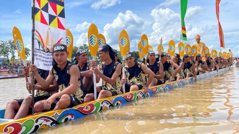 Pemkab Kuansing Apresiasi PT RAPP Telah Berpartisipasi di Festival Pacu Jalur 2023