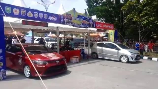 Polres Siak Gelar Drag Race Car se-Sumatera