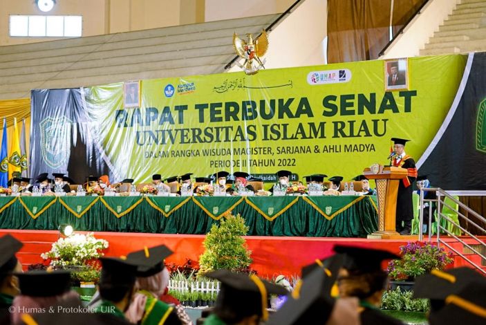 Universitas Islam Riau Gelar Wisuda, 1.538 Wisudawan Hadir Secara Luring