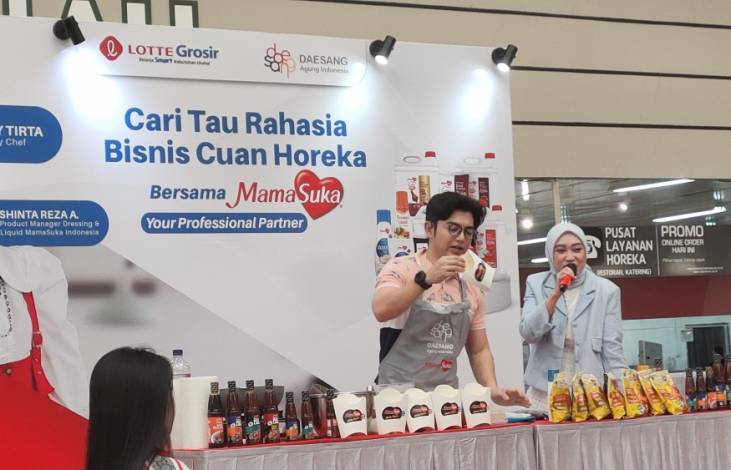 Hadirkan Artis Nicky Tirta, MamaSuka dan LOTTE Grosir Ungkap Rahasia Bisnis Cuan Horeka di Pekanbaru