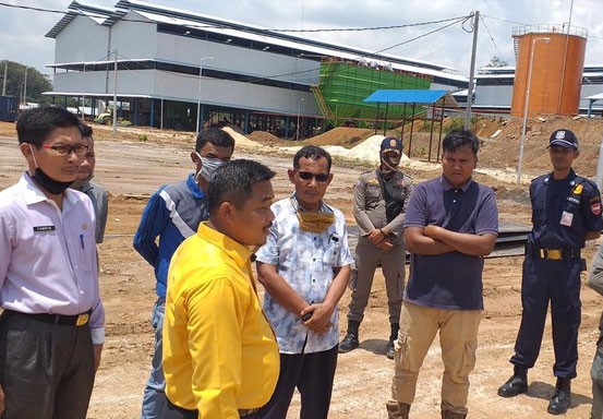 Sidak Pembangunan PKS PT YBS, Repol: Jangan Sampai Nanti Limbah Dibuang ke Sungai