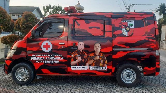 Pemuda Pancasila Pekanbaru Luncurkan Ambulance Gratis untuk Masyarakat