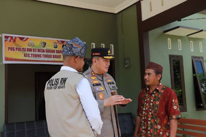Pastikan Polisi RW Bekerja, Kapolda Riau Datangi Daerah Terluar