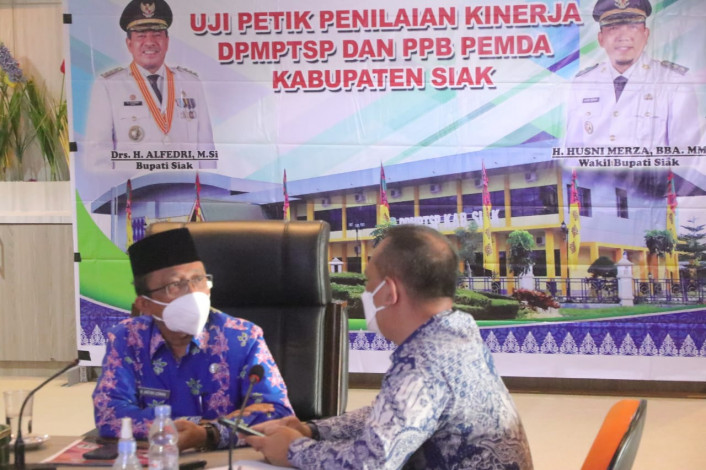 Pelayanan DPMPTSP Siak Masuk 9 Besar se-Indonesia