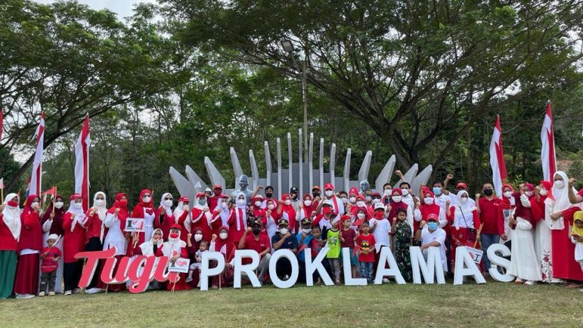 Melihat Kemeriahan Perayaan HUT ke-77 RI di Riau Kompleks PT RAPP