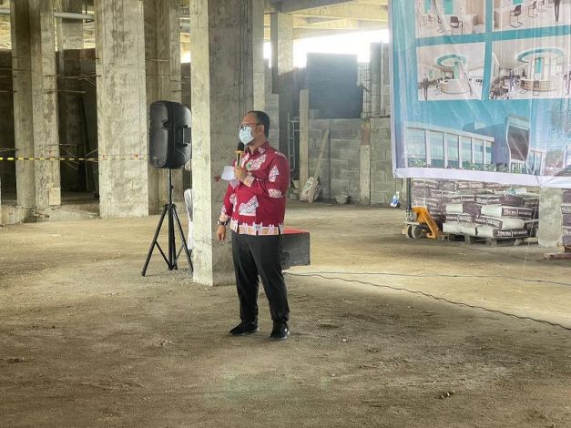 Pembangunan Rampung, RS Awal Bros Bagan Batu Lakukan Seremonial Topping Off