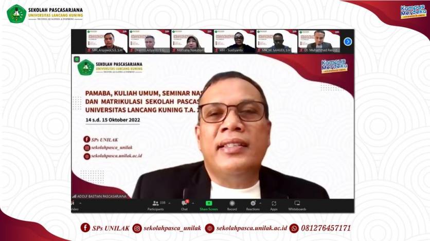 Animo Sangat Tinggi, Jumlah Mahasiswa Pascasarjana Unilak Lebihi Target