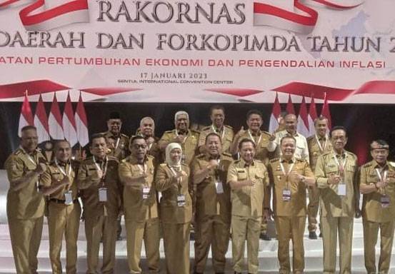Gubernur Syamsuar Hadiri Rakornas Kepala Daerah dan Forkopimda se-Indonesia