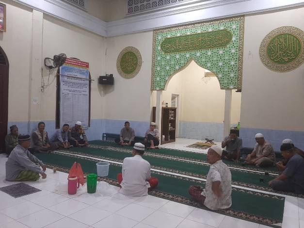 Sambangi Masjid Al Falah, Polsek Rumbai Pesisir Minta Pengurus Tidak Izinkan Pihak Tertentu Lakukan Kampanye Politik