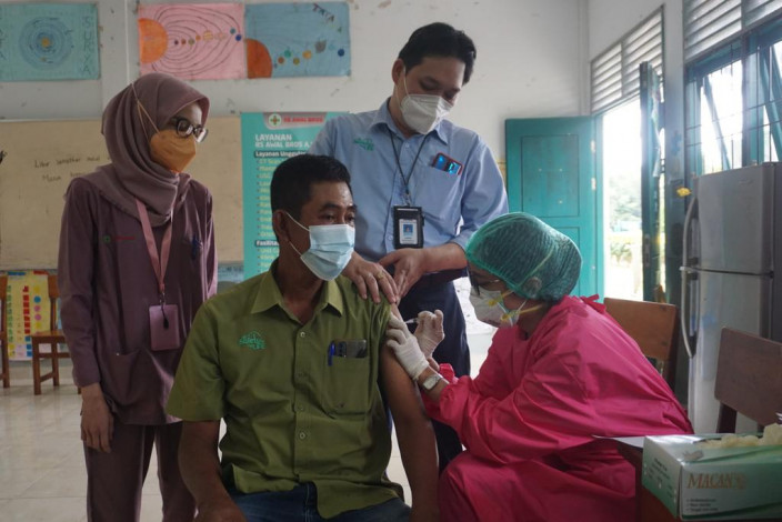 Gencarkan Vaksinasi Gotong Royong, Karyawan RAPP: Saya Siap dan Mau Divaksinasi