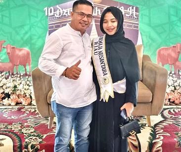 Putri Camat Tapung Diva Ananta Sofyan Juara II Putri Remaja Nusantara
