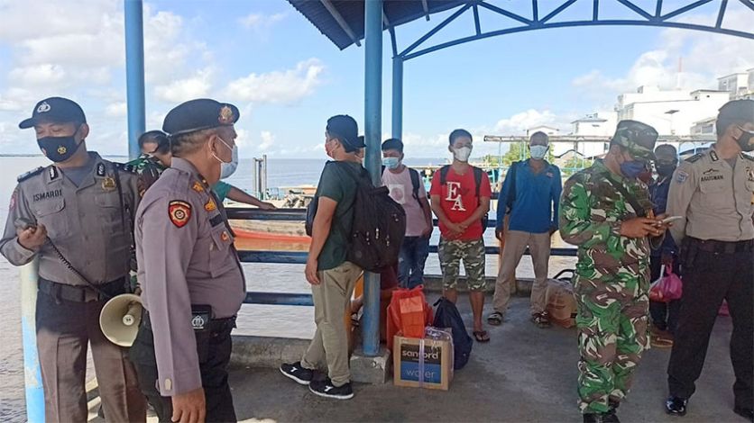 Polsek Kuala Kampar Rutin Gelar Yustisi di Pelabuhan