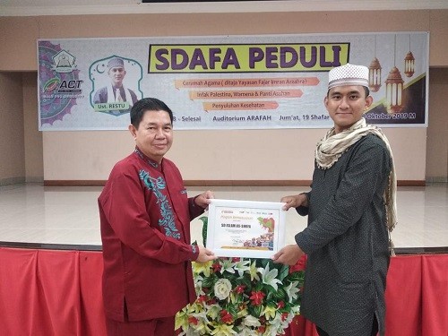 ACT Riau dan SD As Shofa Giatkan Kepedulian Sosial