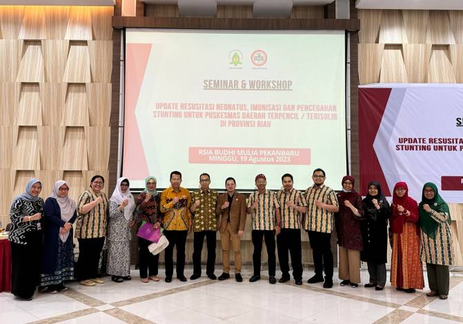Tekan Angka Kematian Bayi, IDAI Riau Gelar Seminar untuk Puskesmas Daerah Terpencil