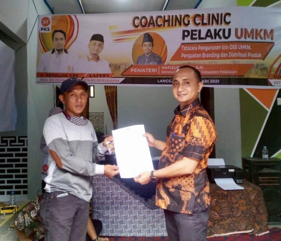 PKS Pelalawan Taja Coaching Clinic Libatkan Pelaku UMKM di 12 Kecamatan
