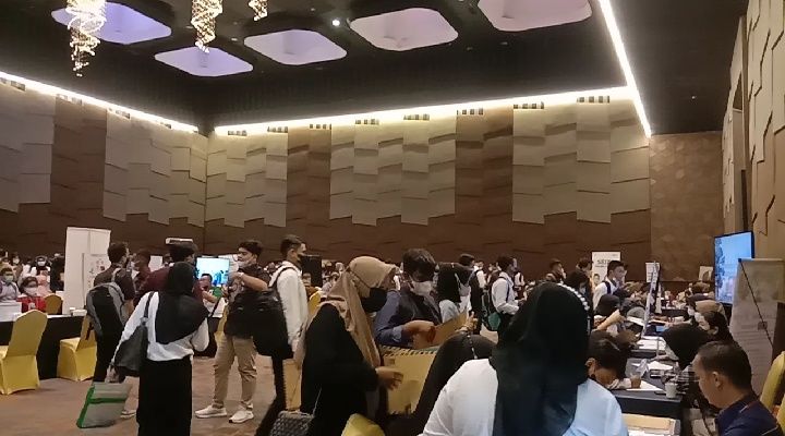Antusiasme Pencaker di Hari Kedua Job Fair Riau 2022 masih Tinggi