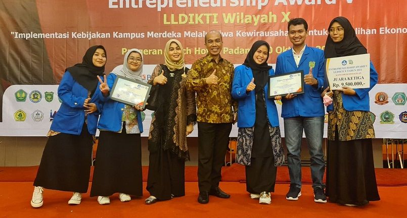 UIR Kuasai Dua Nomor di Kompetisi Entrepreunership Award V LLDIKTI X