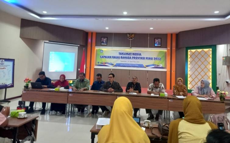 Meningkatkan Literasi di Seluruh Riau 2023, Ini Capaian Kinerja Balai Bahasa