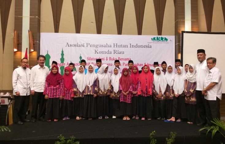 APHI Komda Riau Santuni 25 Anak Yatim dalam Kegiatan Buka Puasa Bersama