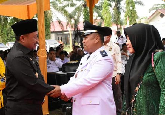 Intip Kemeriahan Pelantikan Ketua DPD Apdesi Riau Abdoel Rakhman Chan Jadi Kades Senamanenek, Ini Potensi Desa yang Diungkapnya