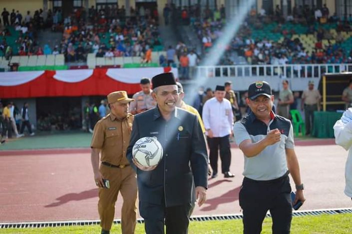 Liga Santri Piala KASAD Meriahkan Stadion Tuanku Tambusai Bangkinang