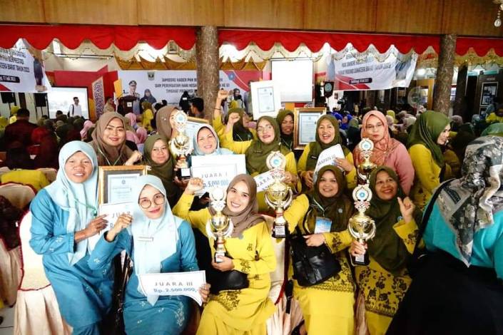 Jambore Kader PKK Berprestasi XX Tingkat Provinsi Ditutup, Kontingen Tanah Datar Bertabur Juara