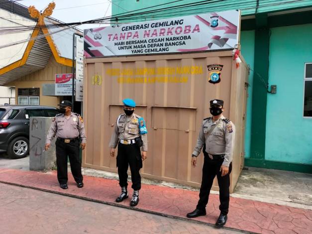Datangi Markas Narkoba di Pekanbaru, Ini yang Dilakukan Polisi