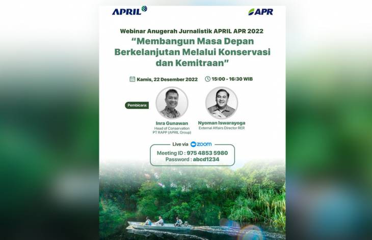 PT RAPP Gelar Webinar Anugerah Jurnalistik APRIL APR 2022
