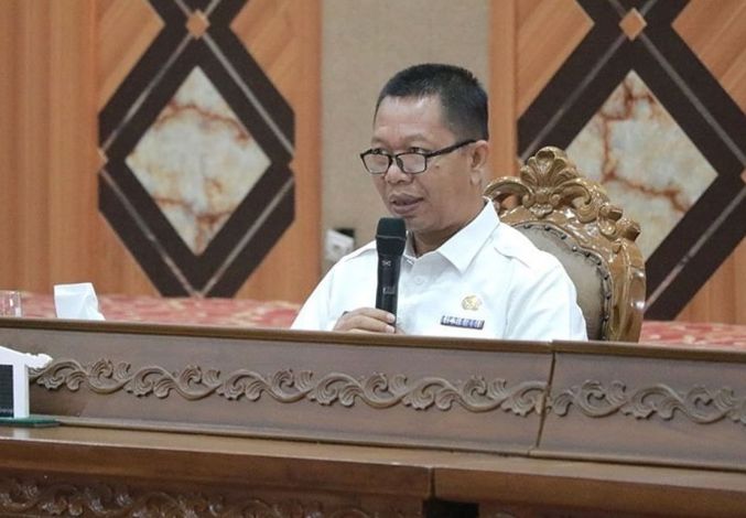 Dipimpin Sekda Pekanbaru, BPKAD Hadiri Rapat Penyampaian Hasil Review LPPD Tahun 2023 oleh Inspektorat